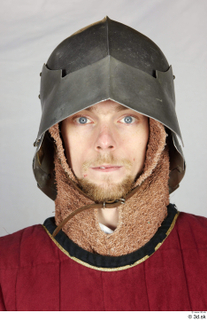  Photos Medieval Knight in cloth armor 5 Czech medieval soldier Medieval clothing head helmet hood 0001.jpg